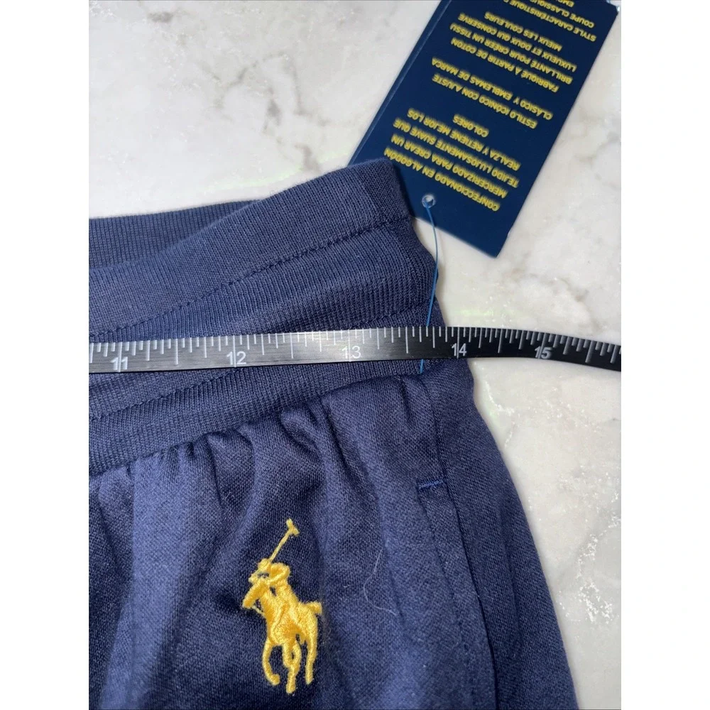 Mens S Polo Ralph Lauren Lightweight Knit Jogger Pajama Lounge Pants Navy Blue
